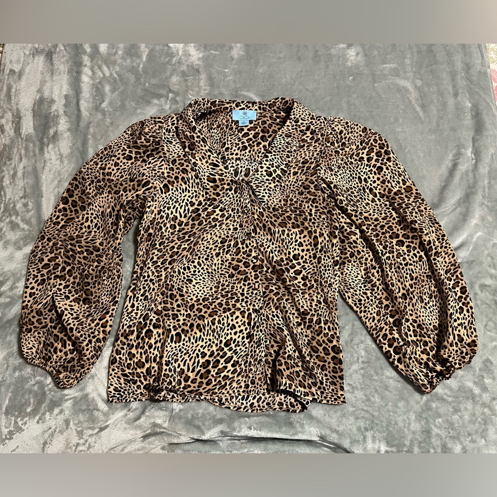CeCe Animal Print Top